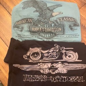 Bundle of two Harley Davidson extra large T-shirts you’re only $16 total